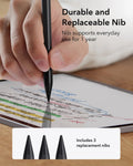 Shift Keyboard Case (Detachable) With Black Pencil Bundle-durable and replaceable nib
