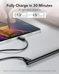Shift Keyboard Case (Detachable) With Black Pencil Bundle-fully charge in 30
 minutes