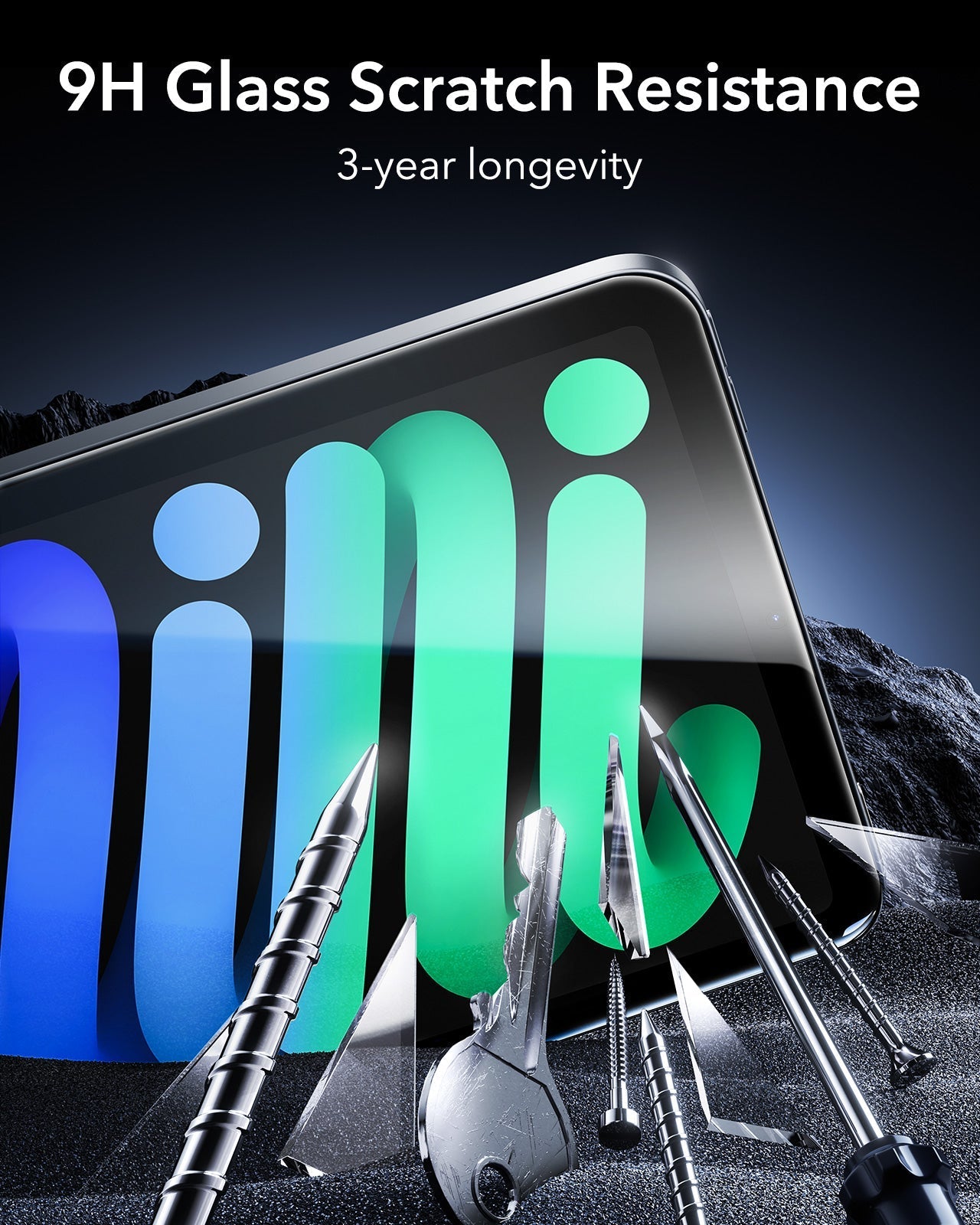 iPad mini 7/mini 6 UltraFit Armorite®  Screen Protector - 2 Pack ESR ESR