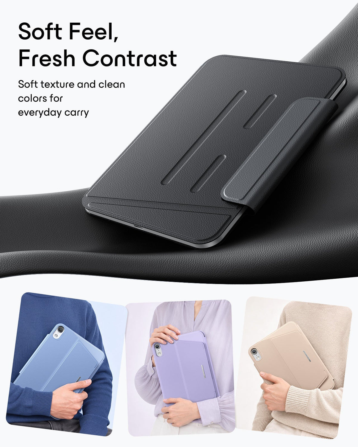 iPad mini (A20 Pro) AirStance Magnetic Case - Black ESR ESR