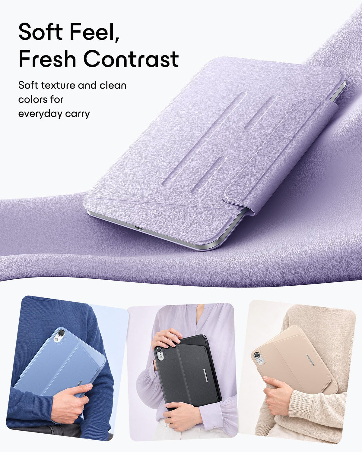 iPad mini (A20 Pro) AirStance Magnetic Case - Purple ESR ESR