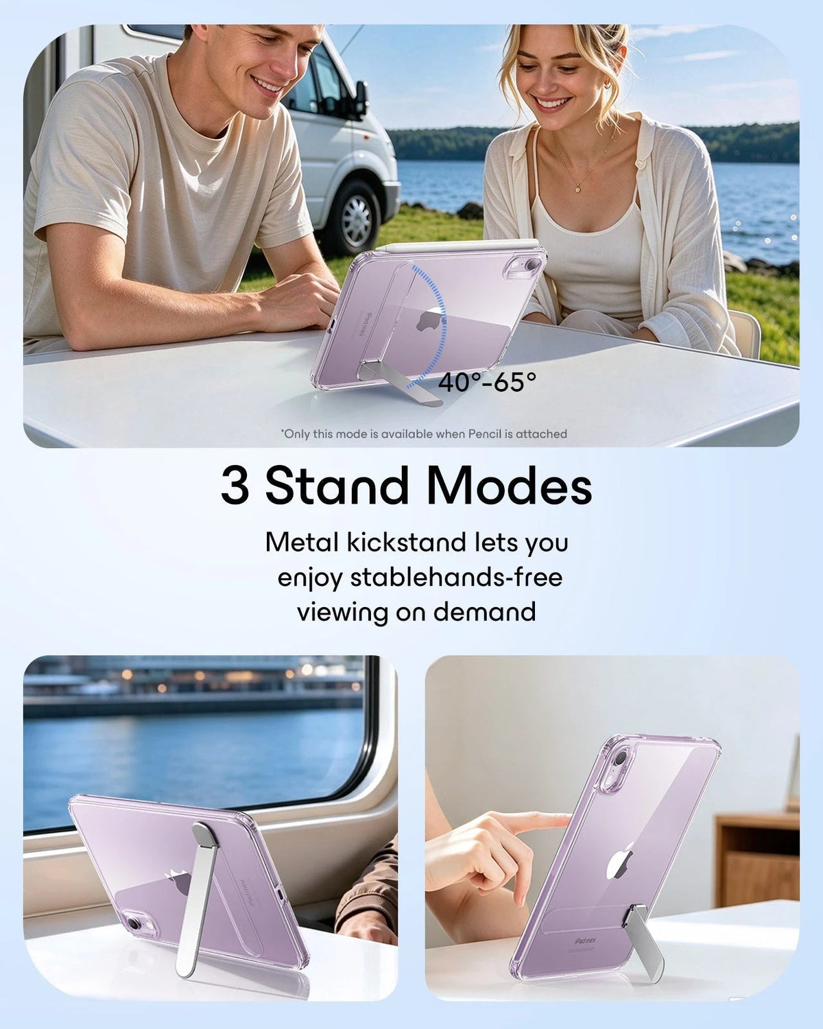 iPad mini (A20 Pro) Boost Kickstand Case - Clear ESR ESR
