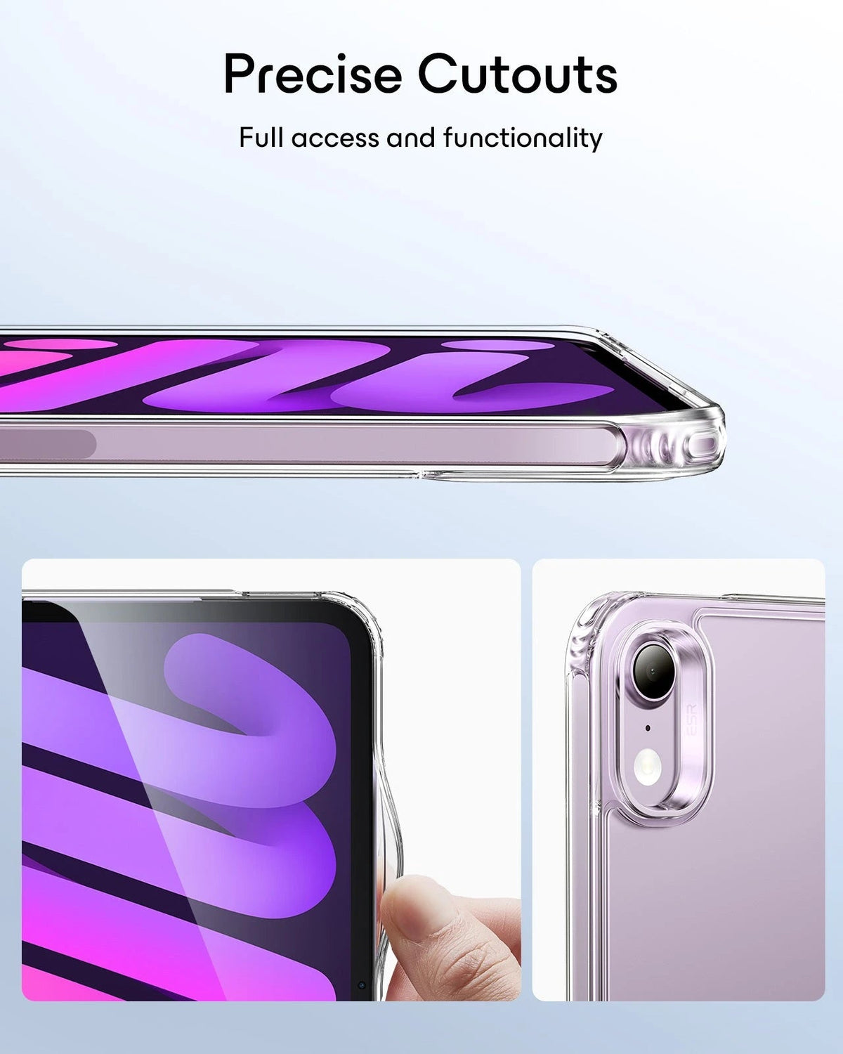 iPad mini (A20 Pro) Boost Kickstand Case - Clear ESR ESR