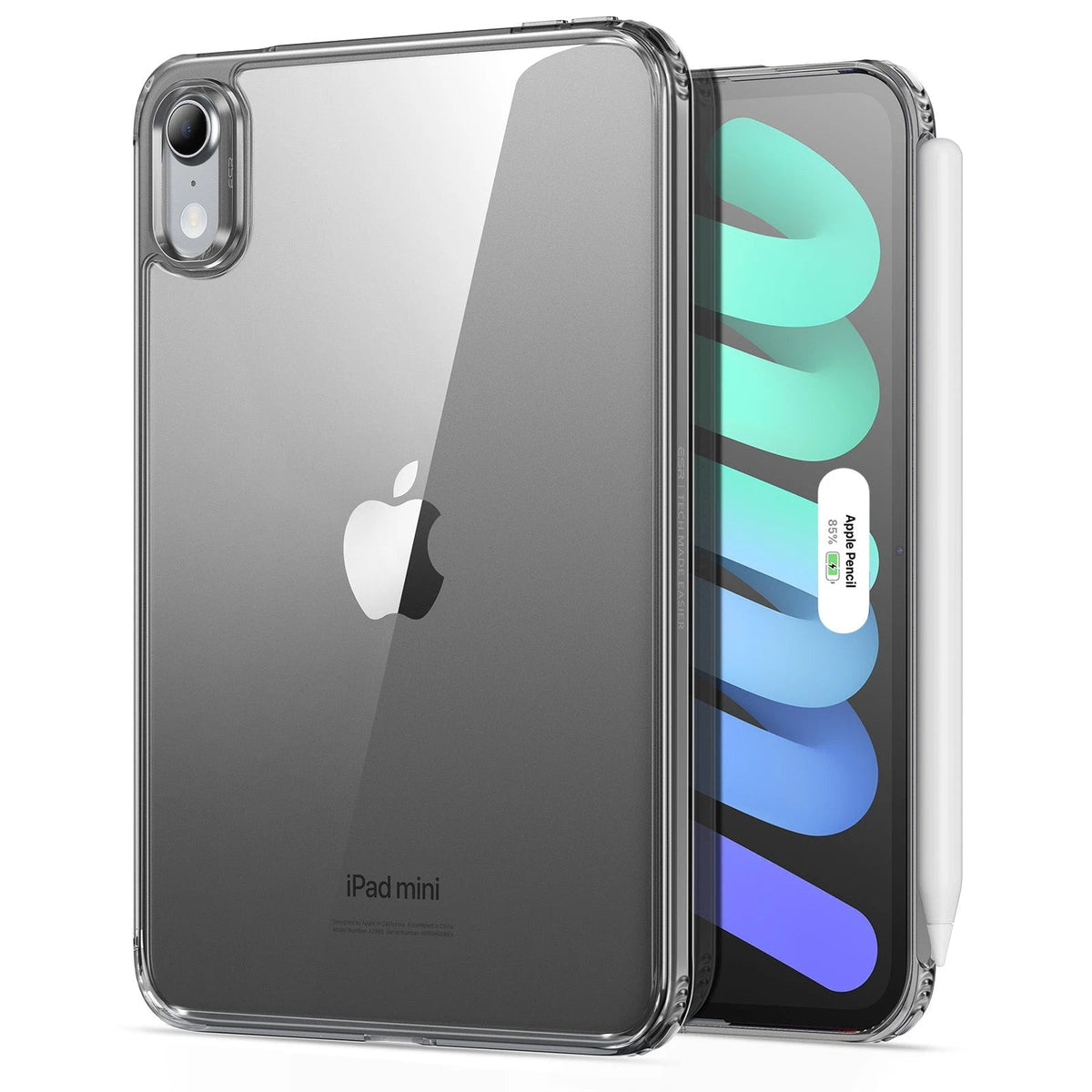 iPad mini (A20 Pro) Classic Hybrid Back Case - Clear Black ESR ESR
