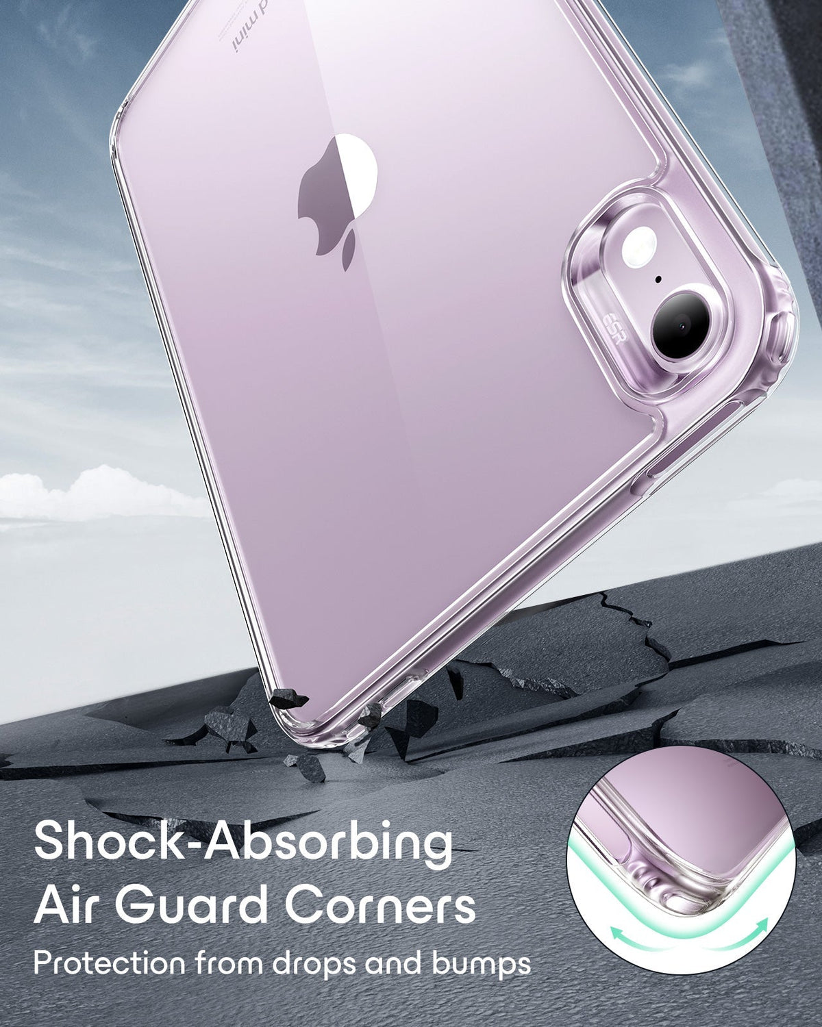 iPad mini (A20 Pro) Classic Hybrid Back Case - Clear ESR ESR