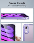 iPad mini (A20 Pro) Classic Hybrid Back Case - Clear Purple ESR ESR