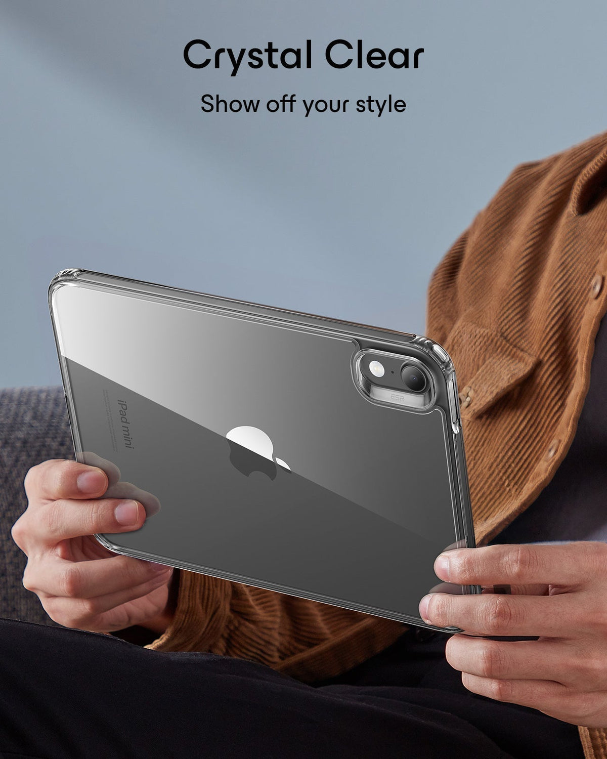 iPad mini (A20 Pro) Classic Hybrid Back Case - Clear Black ESR ESR