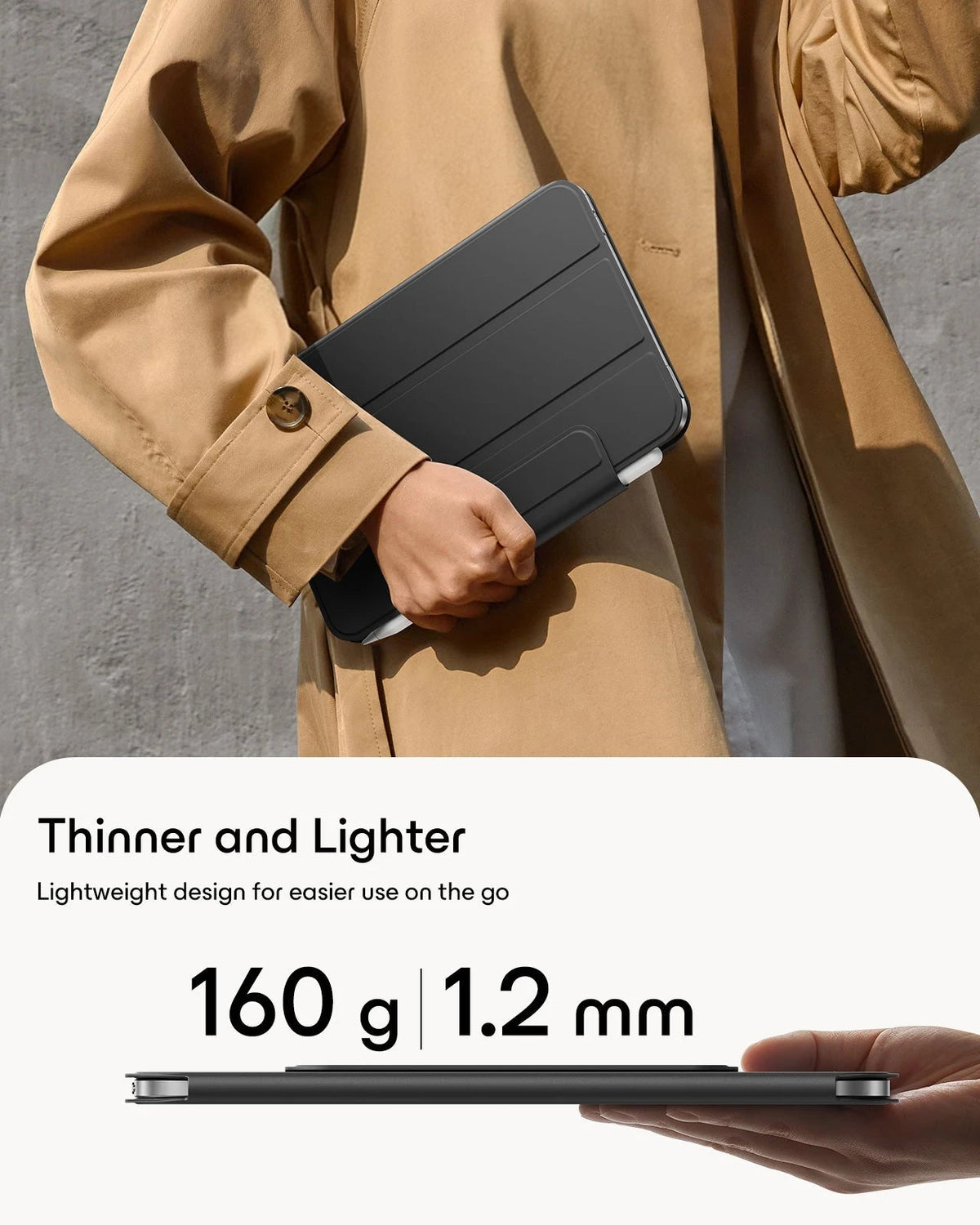 iPad mini (A20 Pro) Rebound Magnetic Case - Black ESR ESR