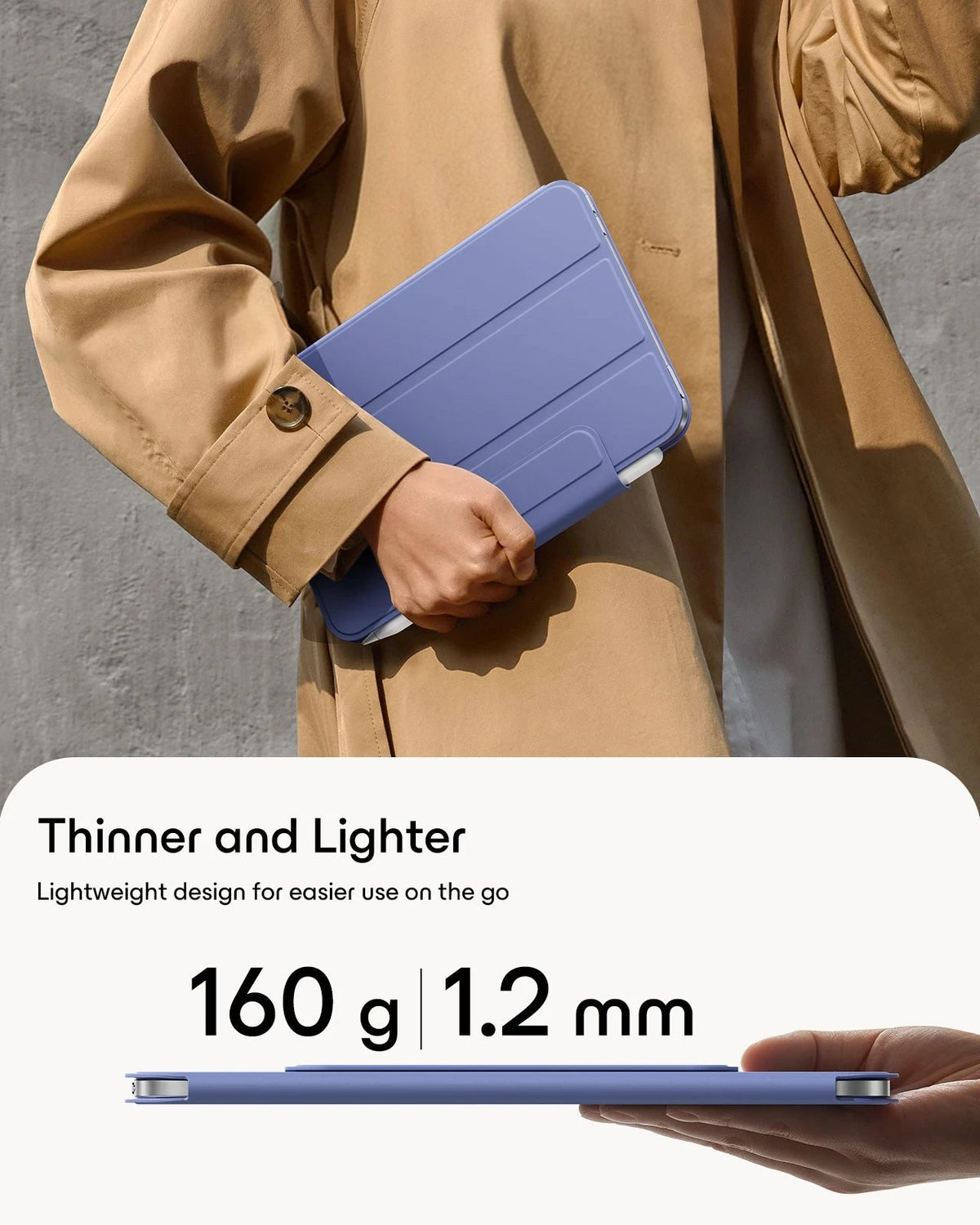 iPad mini (A20 Pro) Rebound Magnetic Case - Lavender ESR ESR