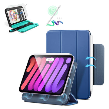 iPad mini (A20 Pro) Rebound Magnetic Creator Bundle - Navy Blue ESR ESR