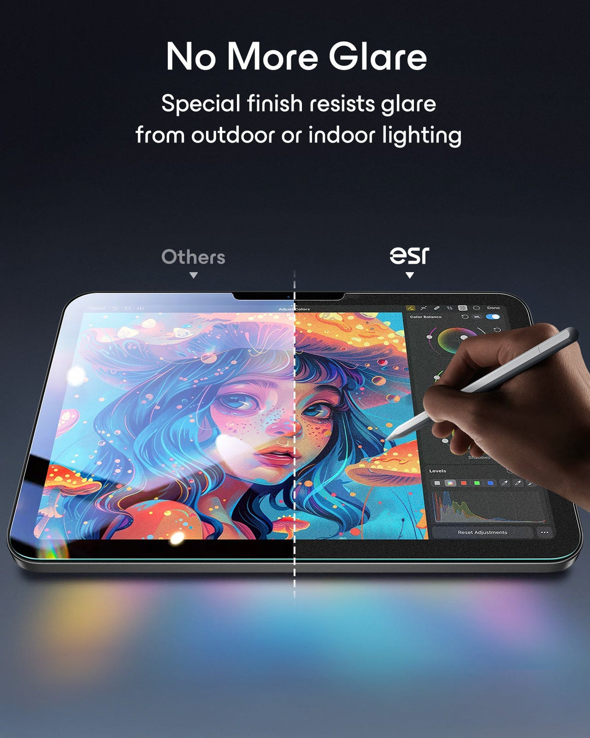 iPad mini (A20 Pro) UltraFit Armorite® Paper-Feel Screen Protector (Tempered Glass) - 2 Pack ESR ESR