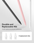 Shift Keyboard Case (Detachable) With Geo Pencil Bundle-durable and replaceable nib