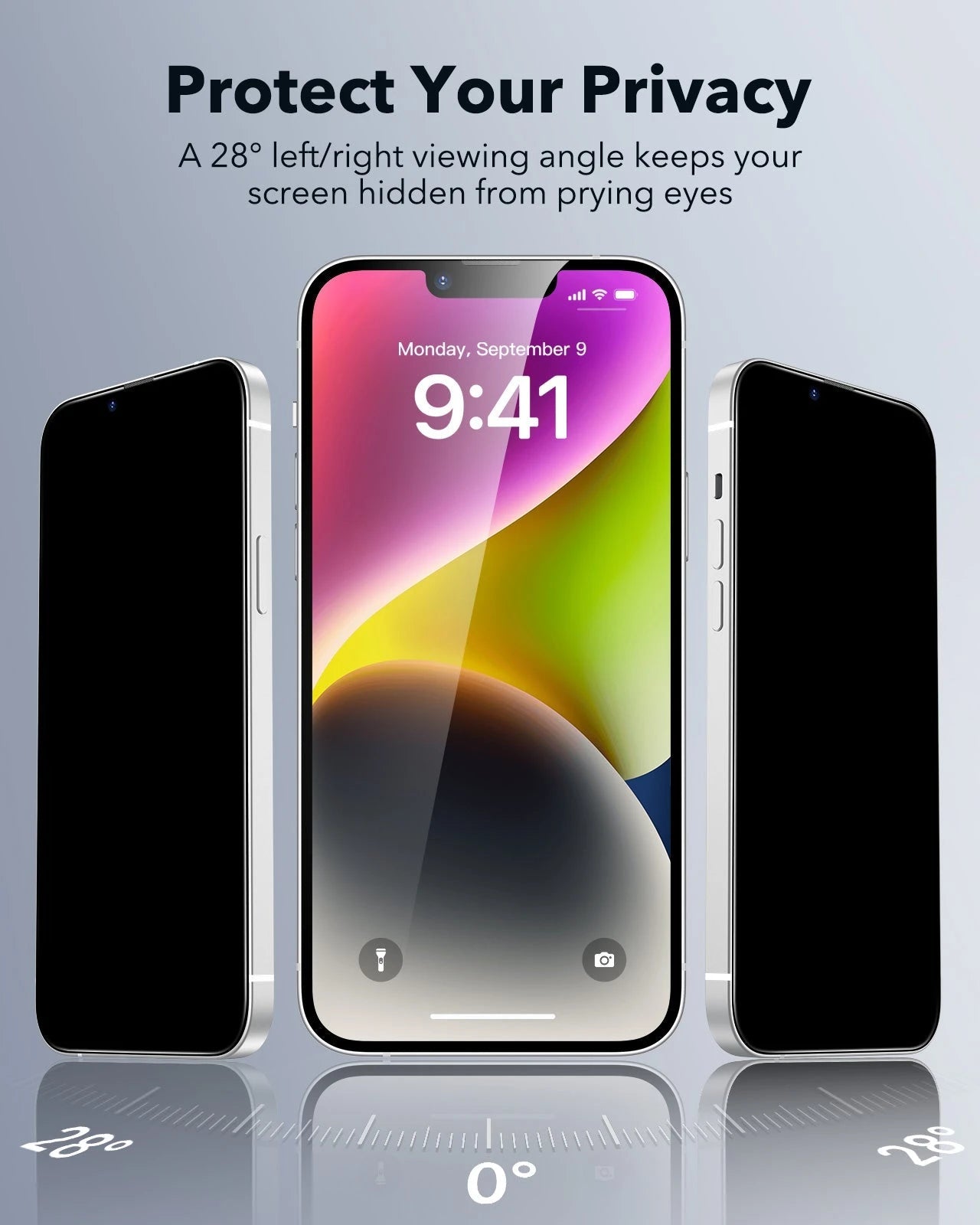 Best Privacy Screen Protector for iPhone 13 Pro Max ESR protect your privacy