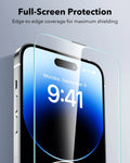 ESR iPhone 14 Pro Max Tempered Glass Screen Protector Full screen protection