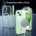 iPhone 15 Classic Pro Case (HaloLock) Set - Clear Green ESR ESR
