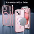 iPhone 15 Classic Pro Case (HaloLock) Set - Clear Pink ESR ESR