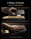 ESR Best iPhone 16 Corning Tempered Glass Screen Protector apply with ultrafit tray