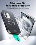 ESR iPhone 16 Plus Tempered Glass Screen Protector  3 Pack