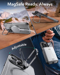 iPhone 16 Pro Max Cyber Tough Magsafe Case with Stand Titanium MagSafe Ready, Always