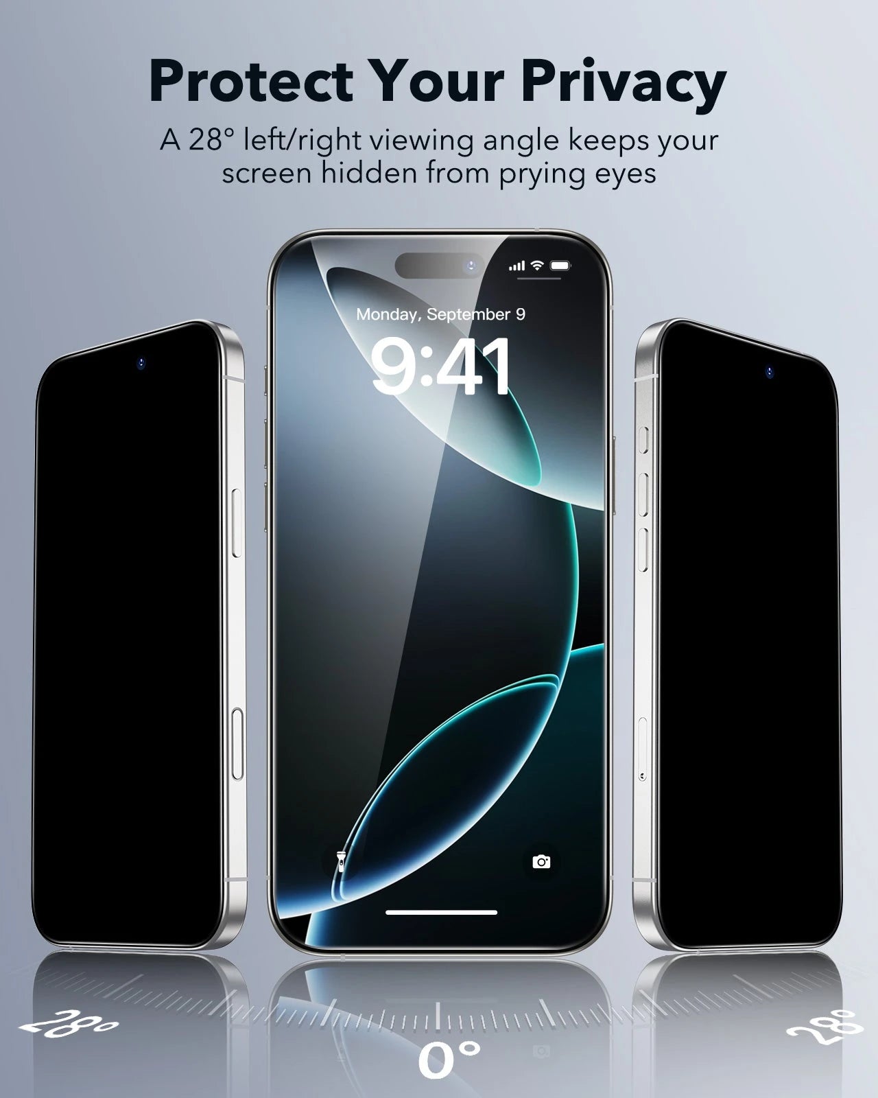 Best Privacy Screen Protector for iPhone 16 Pro ESR protect your privacy