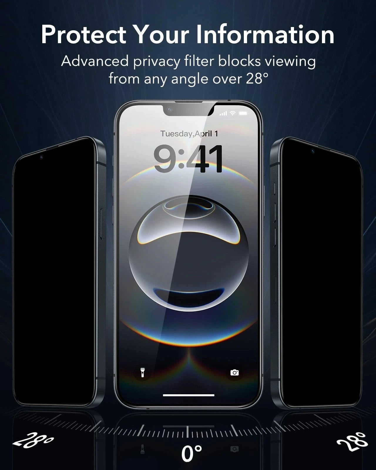 iPhone 16e UltraFit Armorite Privacy Screen Protector - 3 Pack ESR ESR