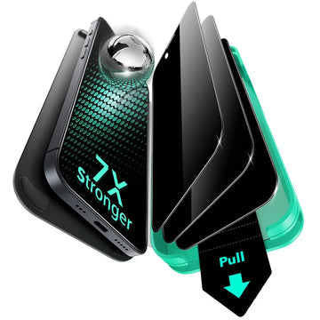 iPhone 16e Armorite Privacy Screen Protector - 3 Pack 