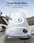 ESR iPhone 17 Air Magsafe Case with Camera Control Clear Shimmer Tough Acrylic Back