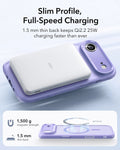 ESR iPhone 17 Air Magsafe Case with Camera Control Frosted Purple Wireless charging