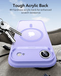 ESR iPhone 17 Air Magsafe Case with Camera Control Frosted Purple Tough Acrylic Back