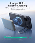 ESR iPhone 17 Air Cyber Tough Magsafe Case with Stand and Camera Control Black Magsafe Charging