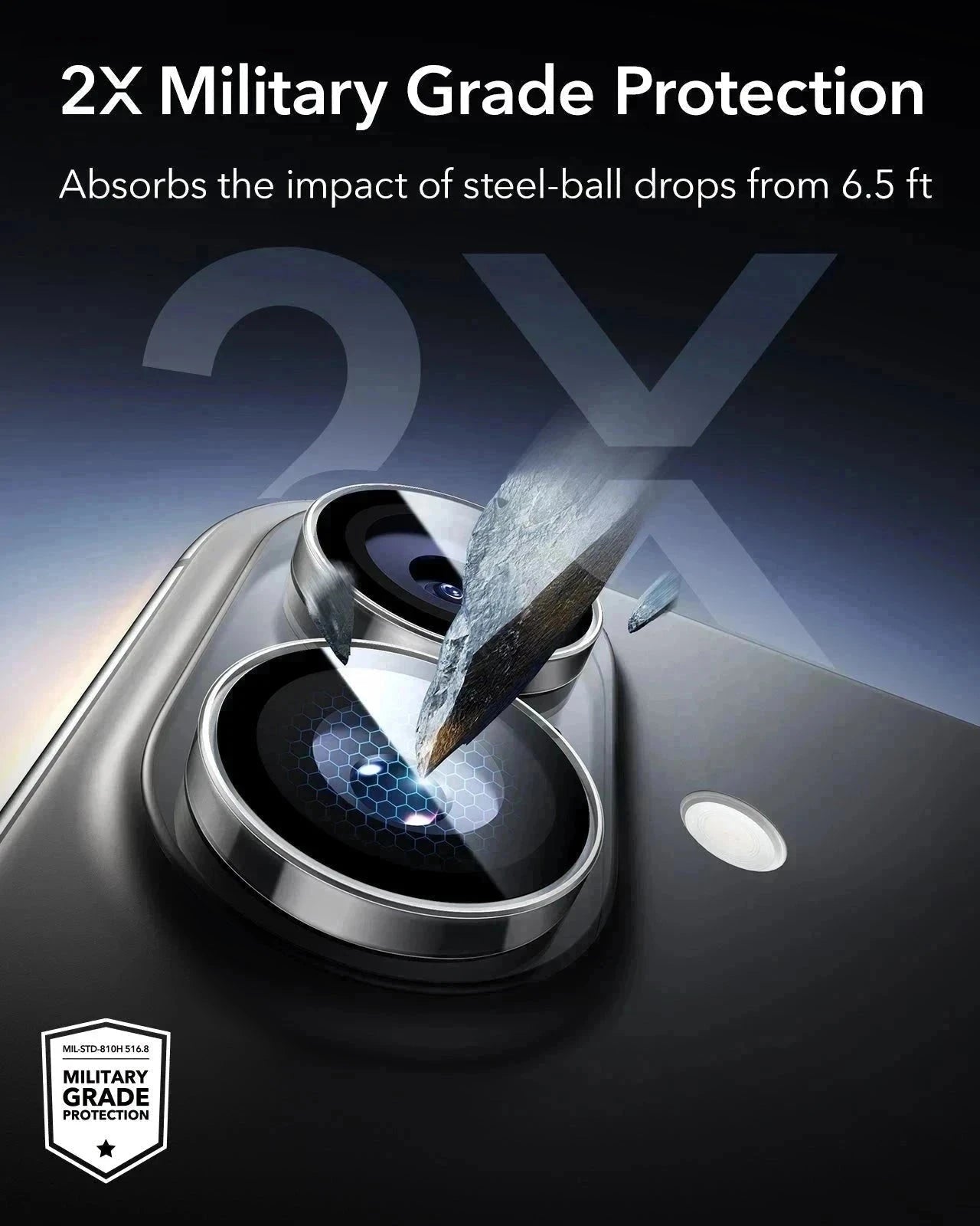 iPhone 17 Magsafe Case with armorite camera lens protector 2X military grade protection