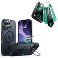 iPhone 17 Bundle Classic Hybrid Magnetic Case (Camera Control, Stash Stand) and Armorite Screen Protector - Frosted Black ESR ESR