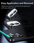 ESR iPhone 17 Armorite Camera Lens Protector Black easy application