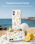 ESR Withe Shell iPhone 17 Magsafe Case Coastal Summer Series