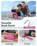 ESR iPhone 17 Cyber Tough Magsafe Case Camera Control Pink Versatile Stash Stand