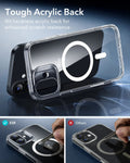 ESR iPhone 17 Magsafe Case with Camera Control Clear Tough Acrylic Back