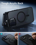 ESR iPhone 17 Magsafe Case with Camera Control Frosted Black Tough Acrylic Back