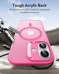 ESR iPhone 17 Magsafe Case with Camera Control Frosted Pink Tough Acrylic Back