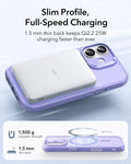 ESR iPhone 17 Magsafe Case with Camera Control Frosted Purple Wireless charging