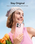 ESR iPhone 17 Magsafe Case with Stand Camera Control Frosted Bubblegum Pink Stay Original