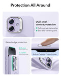 ESR iPhone 17 Silicone Magsafe Case with Stand Lavender Protection All Around