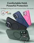 iPhone 17 Cloud Soft Magnetic Case (Camera Control, Stash Stand) - Olive Green ESR ESR