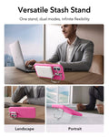 iPhone 17 Cloud Soft Magnetic Case (Camera Control, Stash Stand) - Rosy Pink ESR ESR