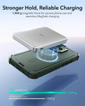 ESR iPhone 17 Cyber Tough Magsafe Case with Camera Control Green Magsafe Charging