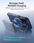 ESR iPhone 17 Cyber Tough Magsafe Case with Stand and Camera Control Blue Magsafe Charging