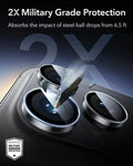 ESR iPhone 17 Pro Max Armorite Camera Lens Protector Clear military grade protection