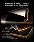 ESR iPhone 17 Pro Corning Glass Privacy Screen Protector accessory glass by corning enhanced scratch protection