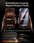 ESR iPhone 17 Pro Corning Glass Privacy Screen Protector anti-reflective coating  beyond original clarity