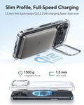 ESR iPhone 17 Pro Magsafe Case with Stand Camera Control Clear Wireless charging