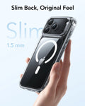 ESR iPhone 17 Pro Magsafe Case with Stand Camera Control Clear slim back